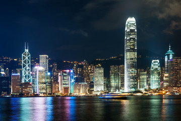 Obraz na płótnie Canvas Hong Kong at night
