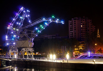 illuminations îlot Malraux à Strasbourg