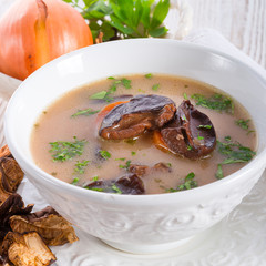 stone mushroom soup