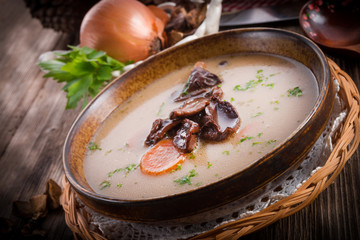 stone mushroom soup