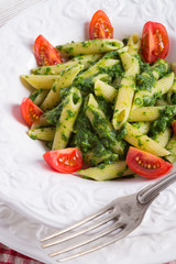 noodles with spinach