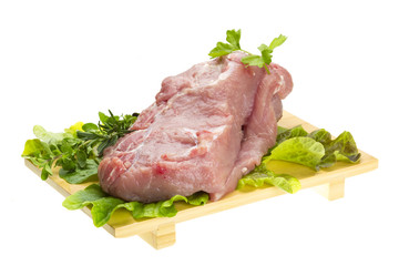 Fototapeta premium Raw pork meat