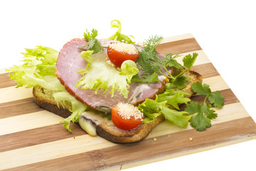 Sandwich with ham
