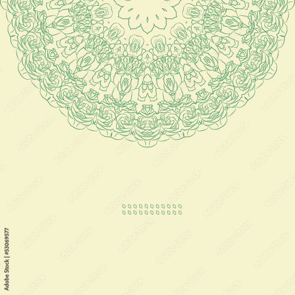 Aufkleber vector round decorative design element