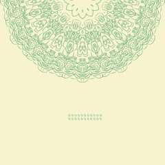 Vector Round Decorative Design Element