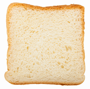 Piece of toast bread slice