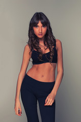 Fototapeta premium Beautiful healthy fitness woman