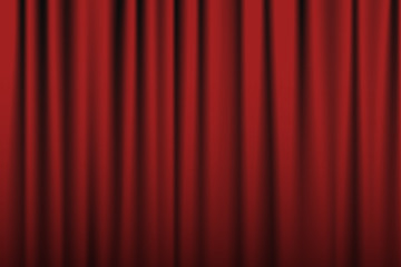 Red theater curtain