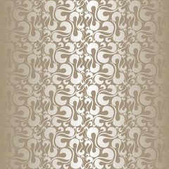 Silvery abstract seamless pattern