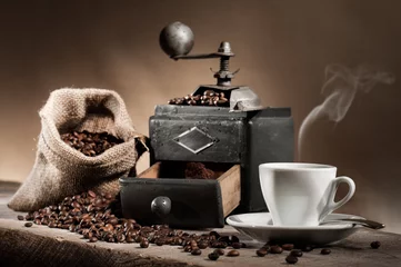 Türaufkleber coffee grinder © winston
