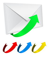 envelope with arrow