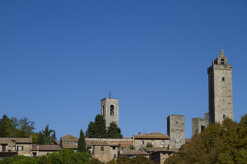 Fototapeta na wymiar San Gimignano w Toskanii