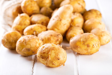 fresh potatoes