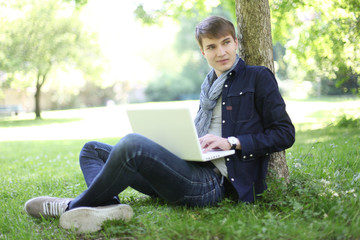 Fototapeta premium junger Student