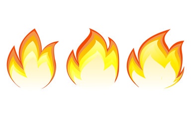 Collection of fire icons