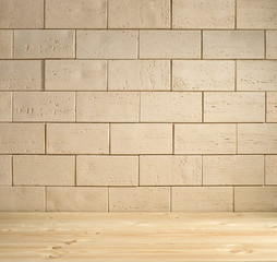 beige brick background