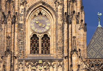 St.Vitus church in Prague.Czech republic.