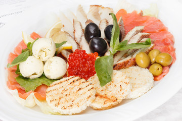 fish appetizer