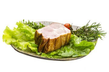 Bacon with vegetables