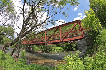 Red bridge