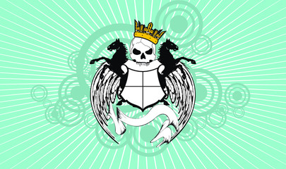 heraldic coat of arms background