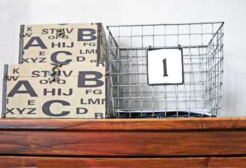 Metal grill basket and decorator boxes