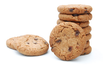 cookies on a white background