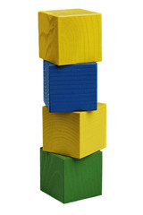 Wooden building blocks
