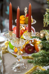 decorated table