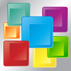 Fototapeta premium colored square element