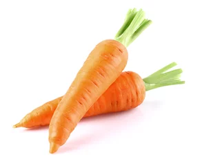 Fotobehang Sweet carrot in closeup © Dionisvera
