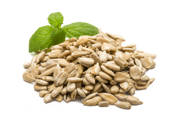 Sunflower seeds with mint