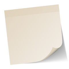 Beige Stick Note