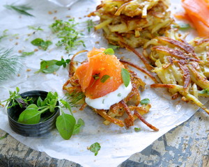 Rösti mit Lachs