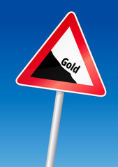Fallender Goldkurs