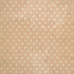 Vintage abstract background, polka dots, grunge texture - 53098112