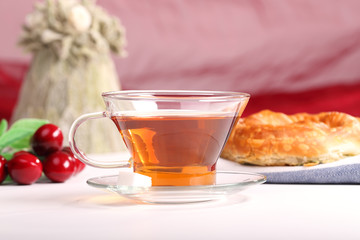 Teacup with bun