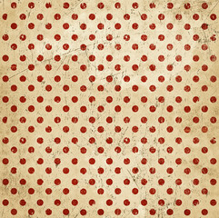 Vintage abstract background, polka dots, grunge texture