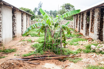 Building house in Africa