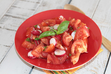 salade de tomates