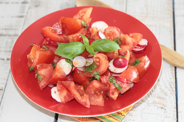 salade de tomates