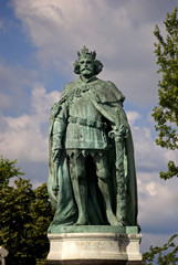 Louis the Great, King of Hungary (1342&ndash;82) on Heroes' Square, Bu