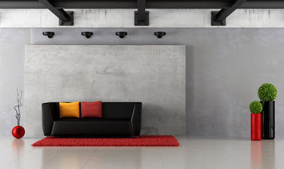 Modern grunge living room