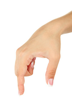 Finger Spelling the Alphabet in American Sign Language (ASL).