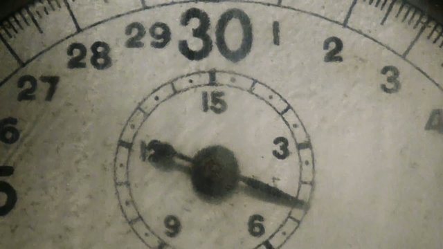 Zeitrafferaufnahme Stoppuhr Detail