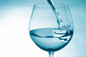 Pouring fresh water