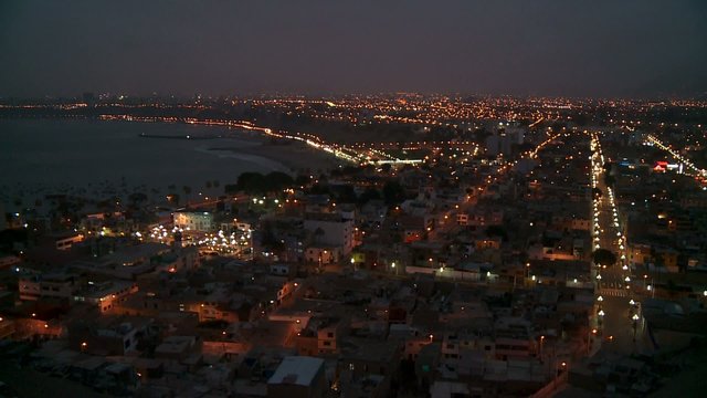 Lima, Peru bei Nacht