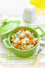 Rice with vegetables