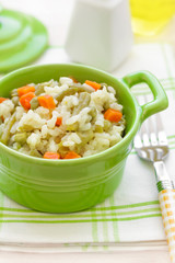 Rice with vegetables