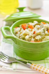 Rice with vegetables